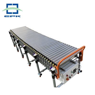 calidad  Motorized Heat Resistant Automatic Powered Stainless Steel Driven Flexible Roller Conveyors fábrica