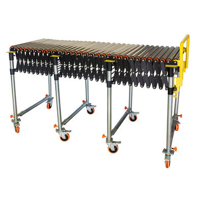 calidad  Heat resistant /oil /fire gravity roller conveyor or expandable flexible conveyor roller for warehouse system fábrica