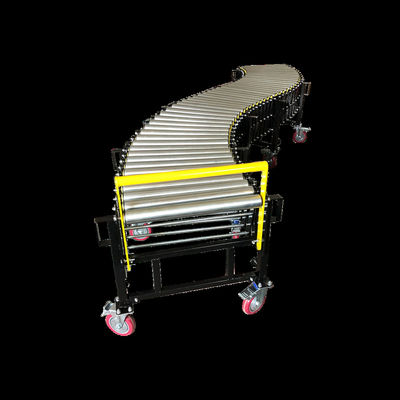 calidad  Load 50kg Fireproof Expandable Adjustable Height Flexible Gravity Roller Conveyor fábrica