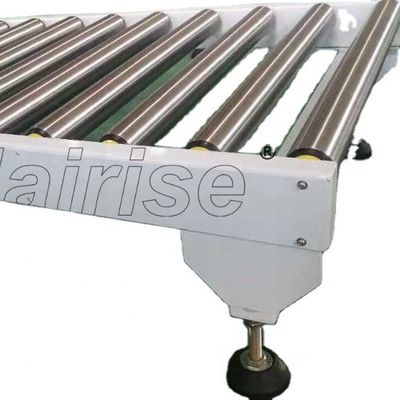 calidad  Hairise Heat Resistant Telescopic Plastic Skid Wheel Roller Conveyor fábrica