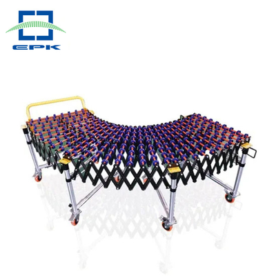 Heat Resistant Flexible Expandable Gravity Skate Wheel Plastic Roller Conveyor