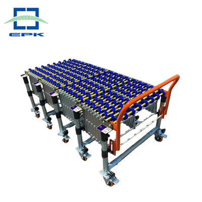 PVC Heat Resistant Adjustable Rollers Gravity Skate Wheel Flexible Roller Conveyor