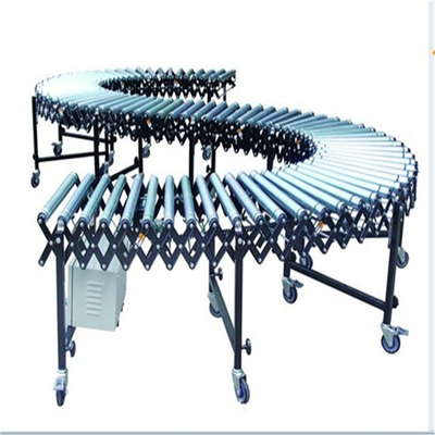 Heat Resistant Telescopic Line Roller Table Roller Container Loading Unloading Conveyor